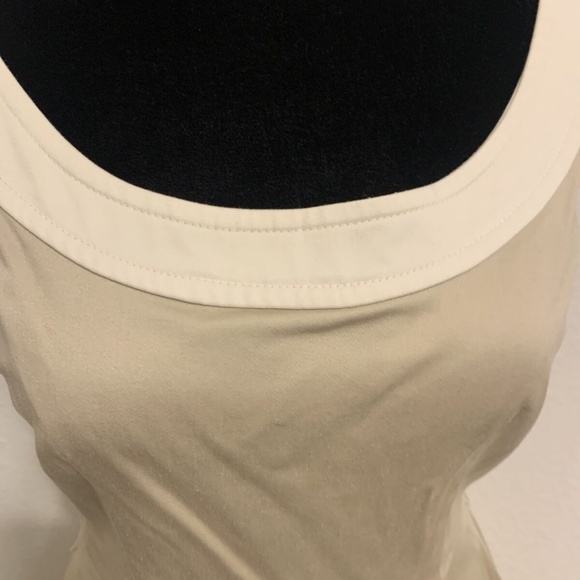 White House Black Market Tan Princess Rockabilly Sun Dress Women's Size 00 - Picture 9 of 14